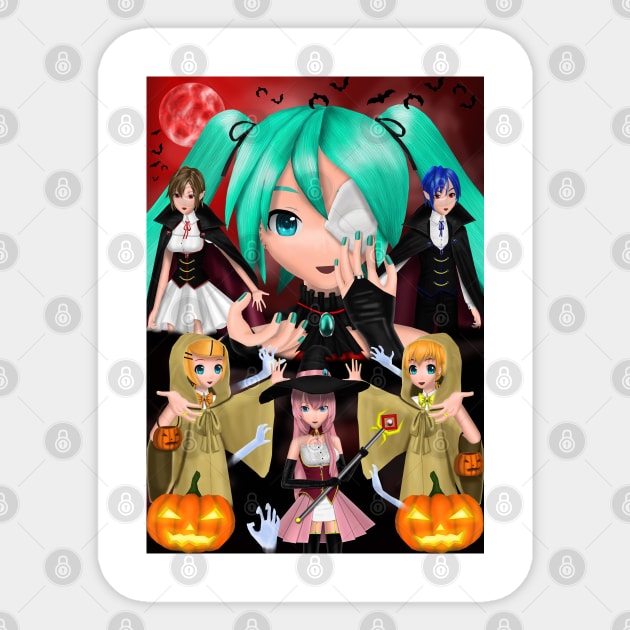 Autumn and Halloween (Vocaloid) Sticker by gagimas